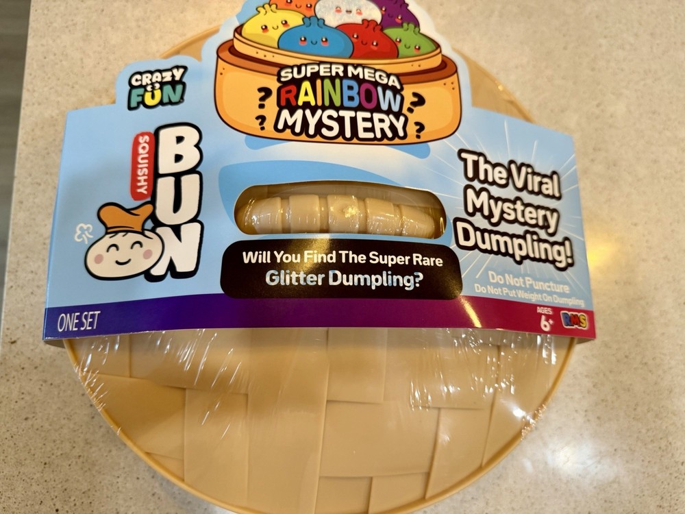 New SEALED VIRAL SUPER MEGA JUMBO Rainbow Mystery Bun Dumpling FREE SHIPPING
