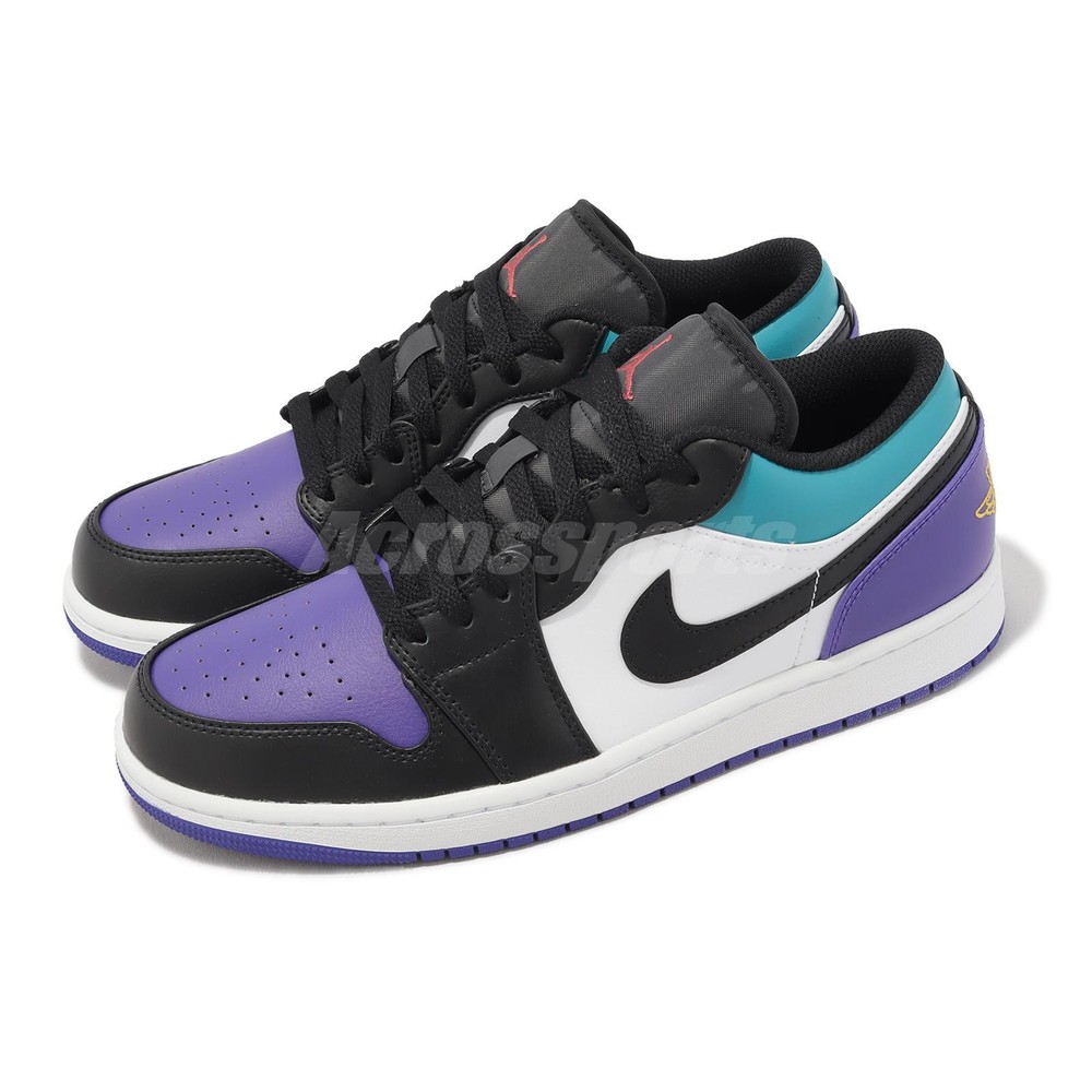 Nike Air Jordan 1 Low AJ1 Aqua Men LifeStyle Casual Shoes Sneakers 553558-154