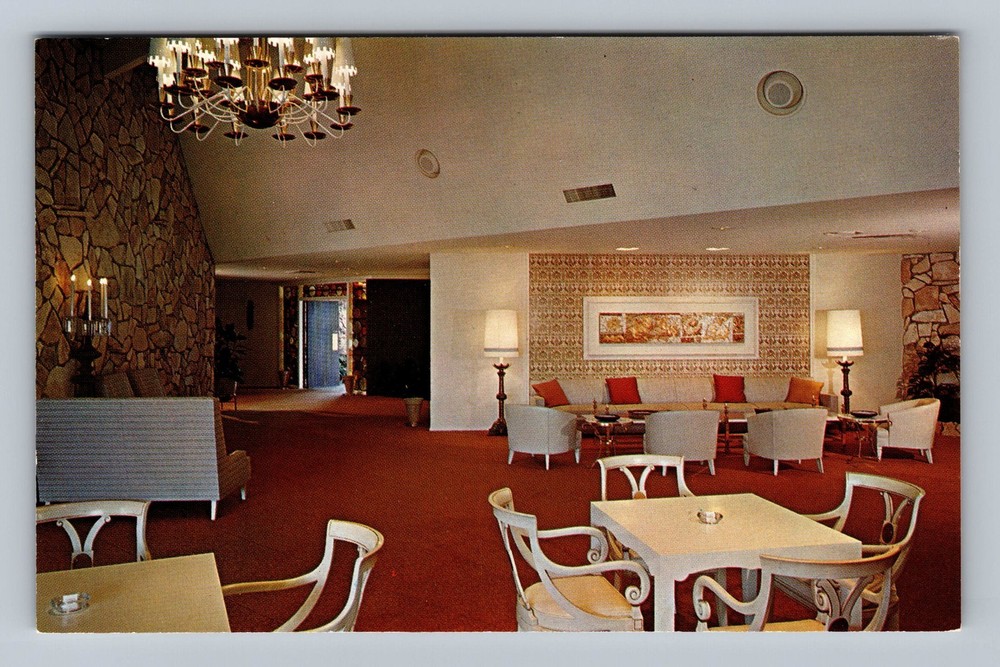 Phoenix AZ-Arizona Formal Lounge Mountain Shadows Resort Vintage Postcard Post