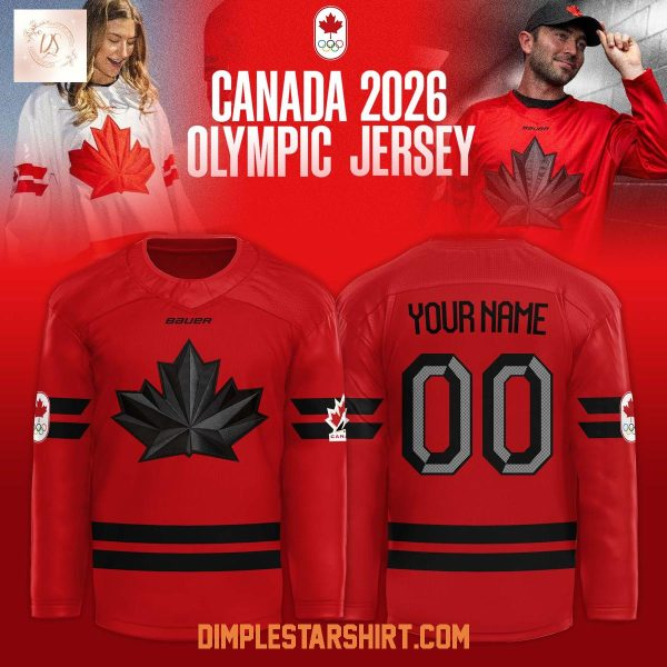 Custom Cana da Olympic 2026 Hockey Jersey Fan Gift All Size