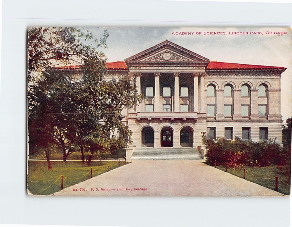 Postcard Academy of Sciences Lincoln Park Chicago Illinois USA-image