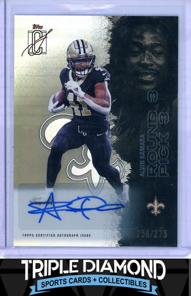 2025 Topps Signature Class Alvin Kamara Autograph Auto Silver #256/275 T352