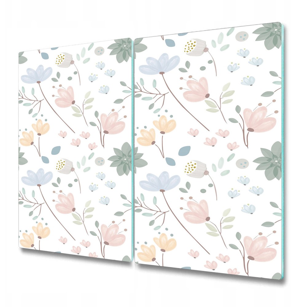 Glass Kitchen Chopping Board Spring Field Flowers Nature Floral 2x30x52