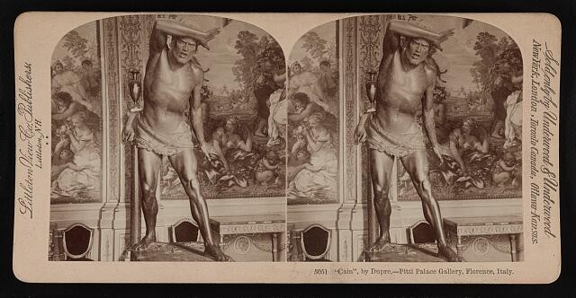Photo:'Cain',by Dupre,- Pitti Palace Gallery,Florence,Italy