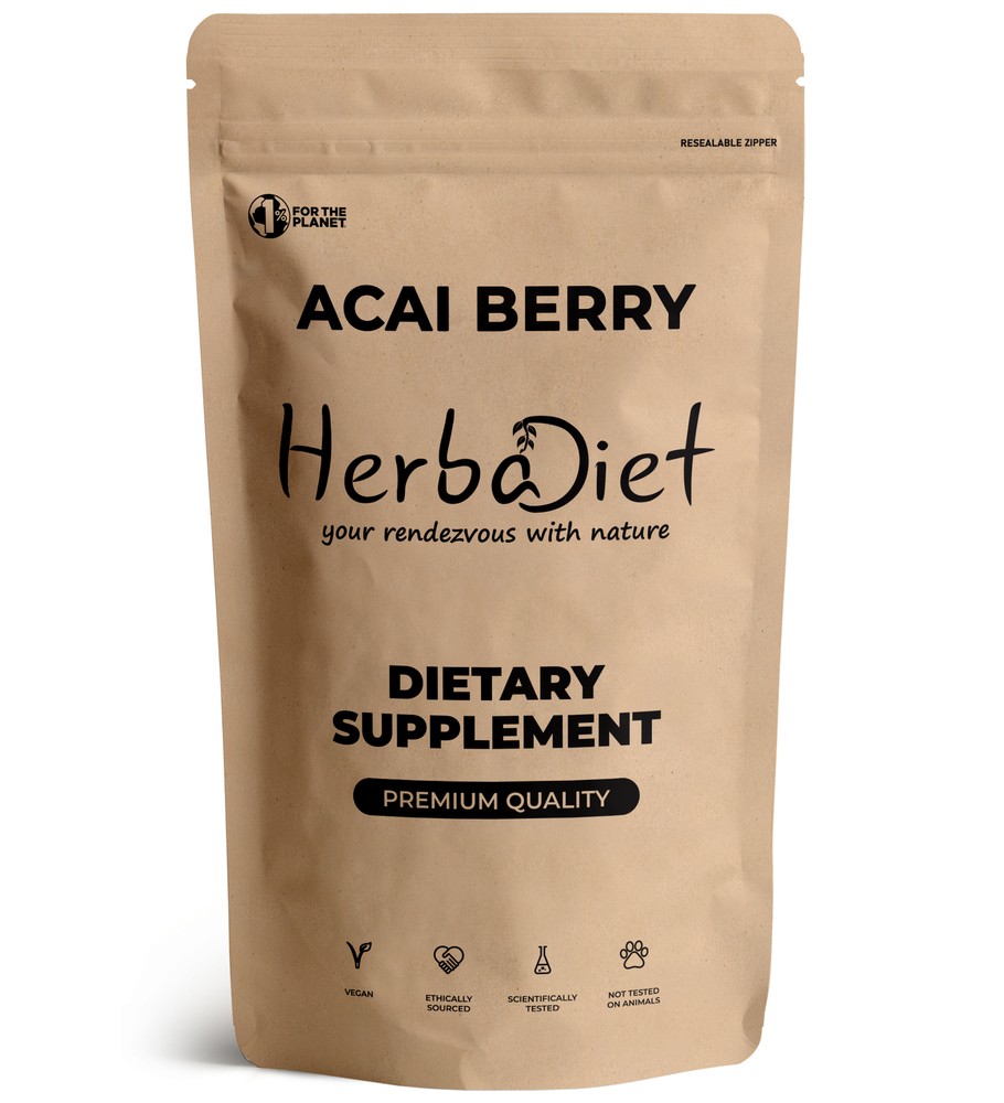 Acai Berry Extract Powder HIGH STRENGTH Slimming Diet Weight Loss Fat Burner-image