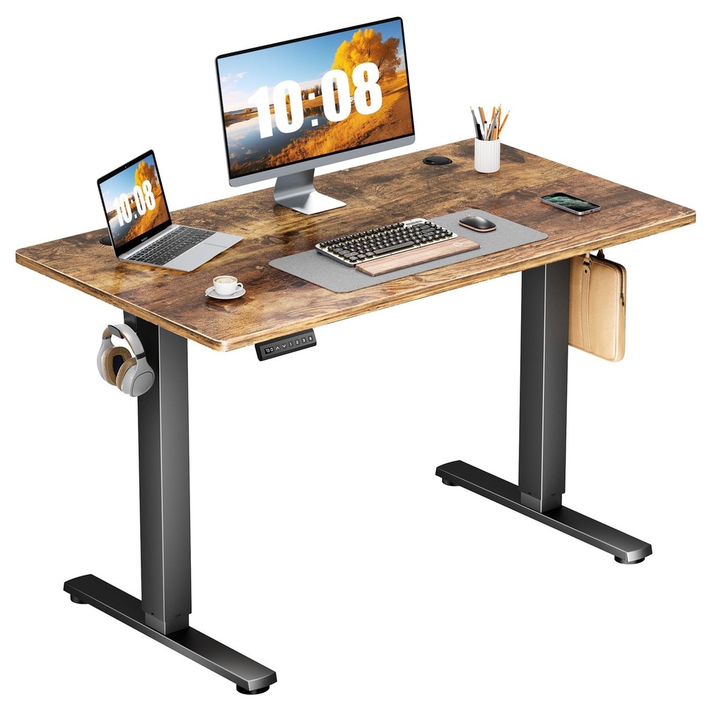 Electric Standing Desk Adjustable Height, 40x24 Inch Sit Stand Up Home Office...