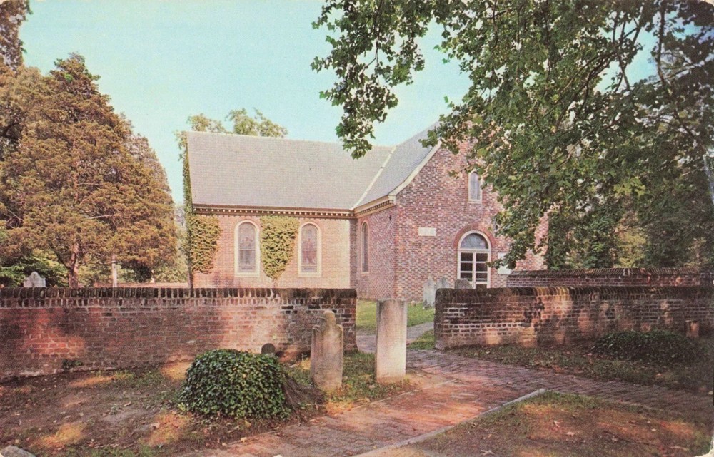 Old Blandford Church - Petersburg Virginia VA - Postcard