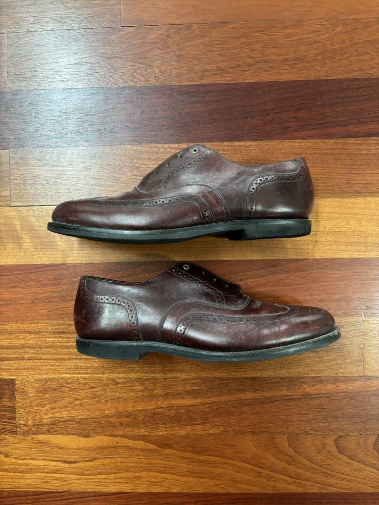 Johnston & Murphy Aristocraft Wingtip Dress Shoes Mens 11D Leather