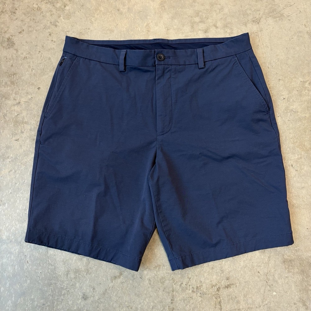 Vineyard Vines On The Go OTG Shorts Performance Chino Golf Stretch Blue Men’s 34