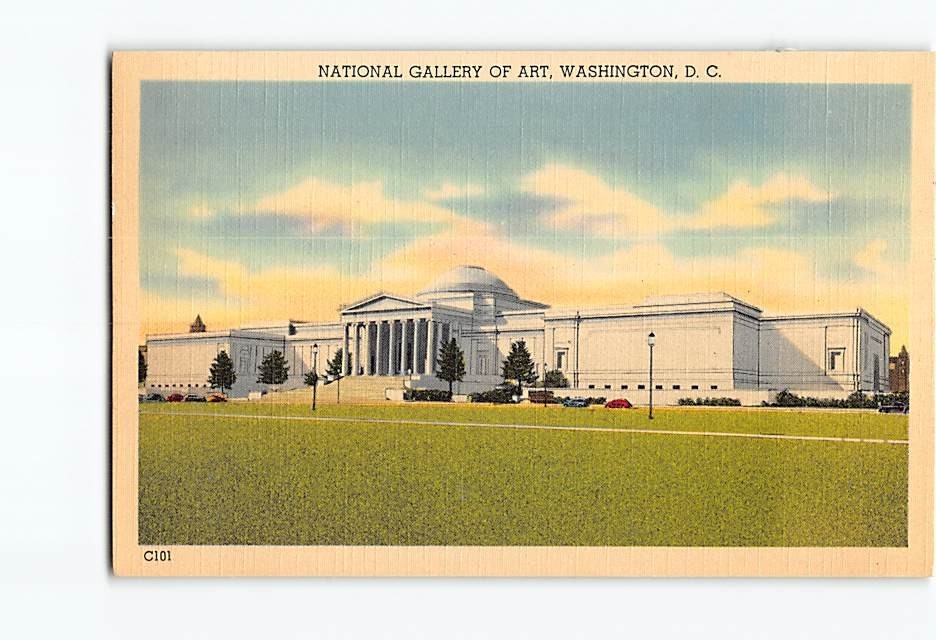 Postcard National Gallery of Art Washington DC District of Columbia USA America