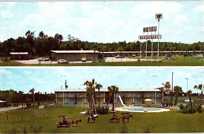 Postcard RESTAURANT SCENE Ashburn Georgia GA m/09 AI7623