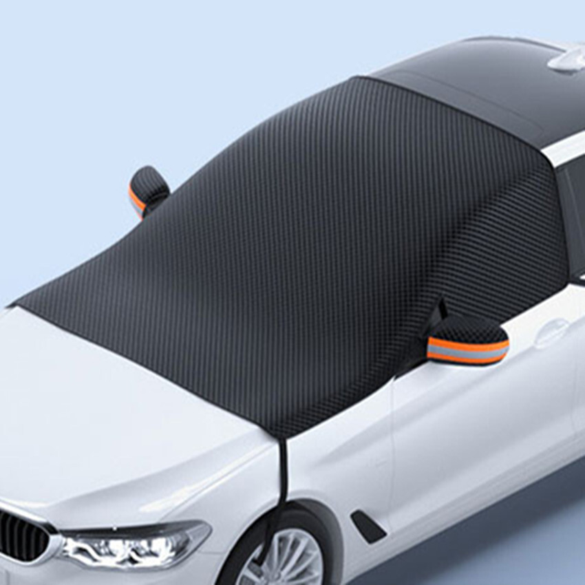 Car Windshield Cover for Snow, Ice, Sun, and Winter Protection