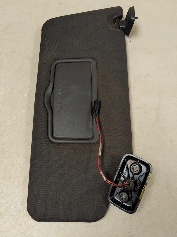 11 12 2013 14 FORD F150 RIGHT RH BLACK SUN VISOR OEM CL3Z1504104DB ILLUMINATION