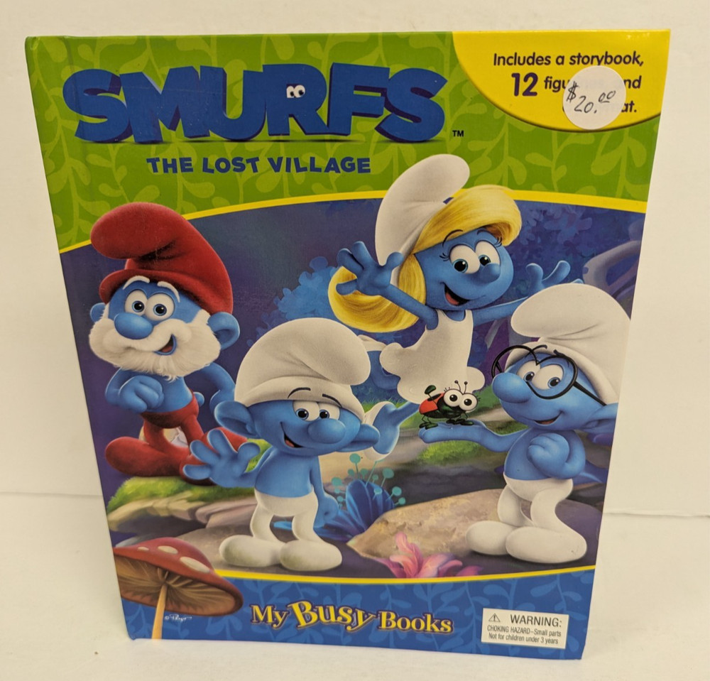 Smurfs The Lost Village My Busy Book 2017 Complete