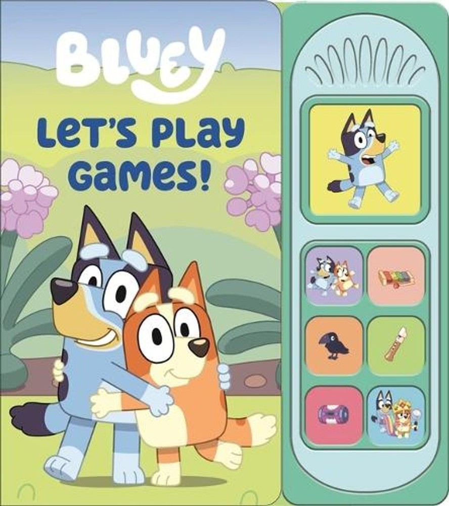 Bluey: Let's Play Games! Sound Book by Pi Kids Board Book Book
