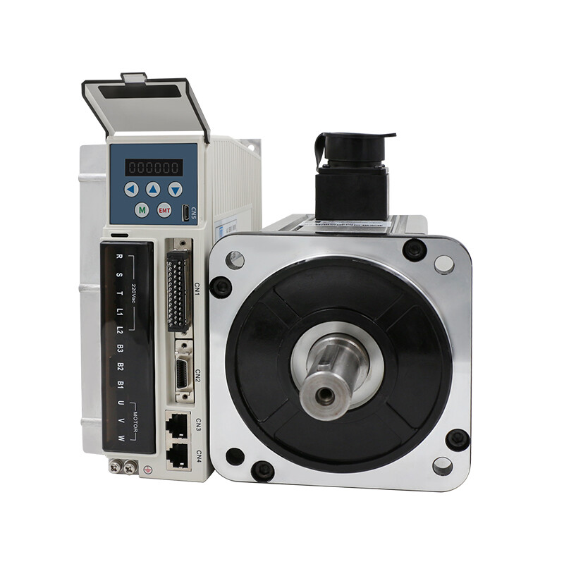 1.5kw 3000rpm 4.78NM 130mm 220V AC servo motor drive kit JMC with 3m cables