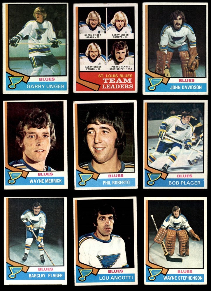 1974-75 Topps St. Louis Blues Near Team Set 3.5 - VG+ 3892676