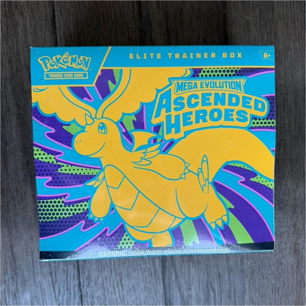 Pokémon TCG Mega Evolution Ascended Heroes Elite Trainer Box NEW Sealed
