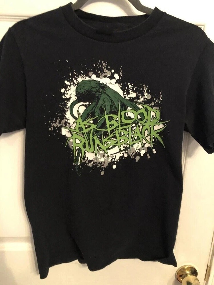 Vintage As Blood Runs Black Band Ground Zero Black S to 5XL Shirt VK155