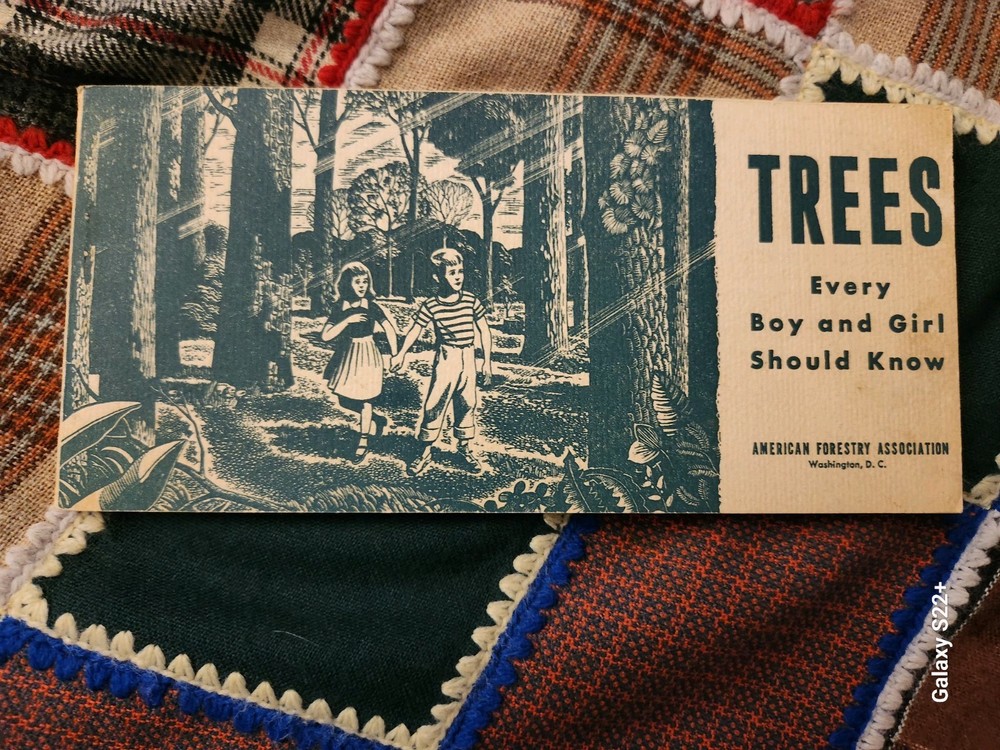 1951 Trees Every Boy and Girl Should Know booklet American Forestry Association