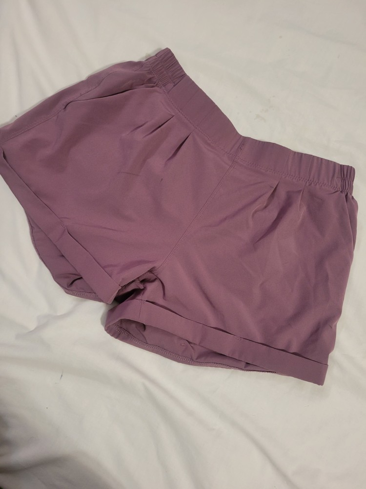 Zyia Womens Size Small Plum (Light Purple) Club Shorts 2.5