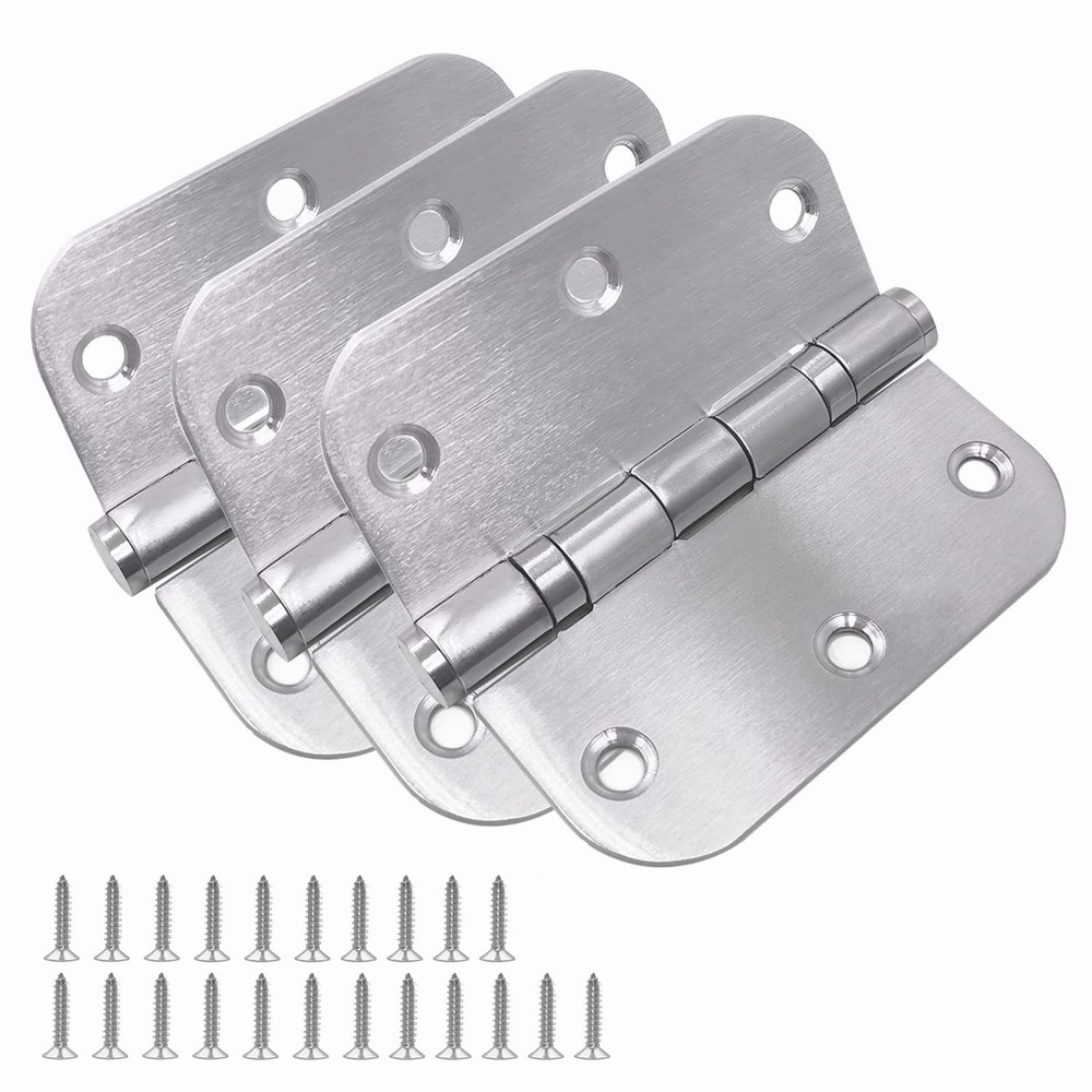 Stainless Steel Hinge Exterior Door Hinges Ball Bearing Door Hinge for Door 3...