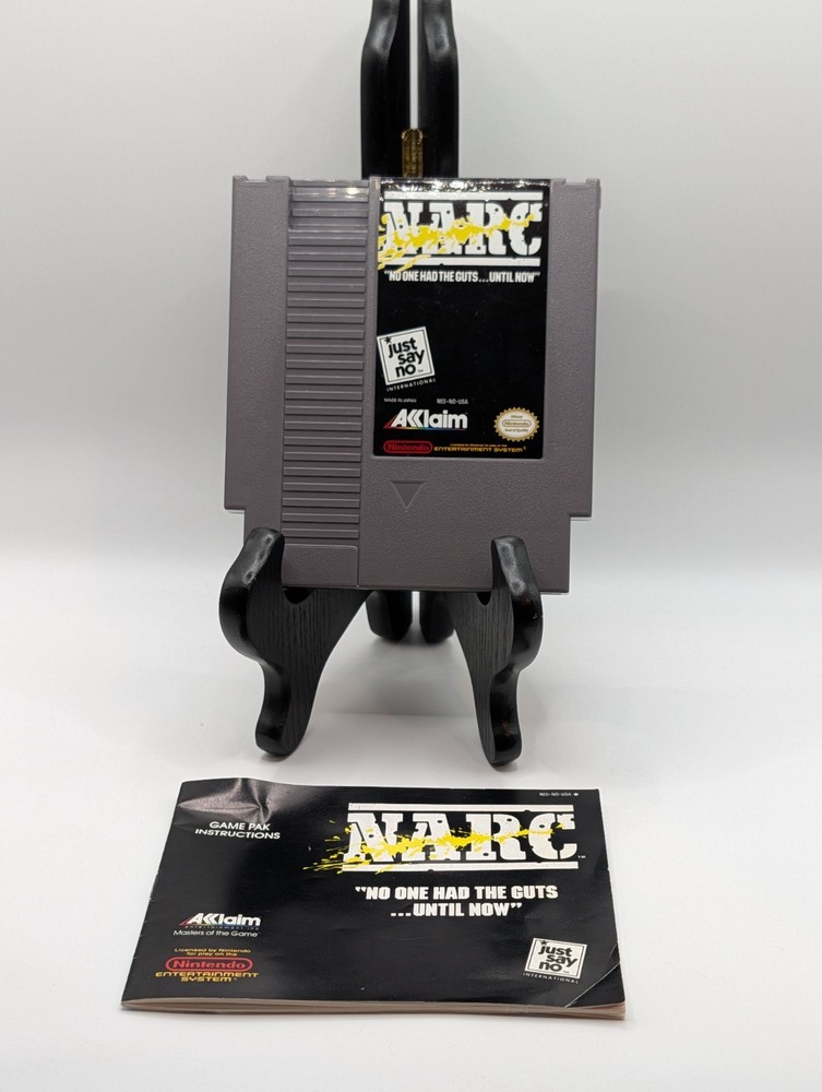NARC Nintendo NES - Manual And Protector Tested