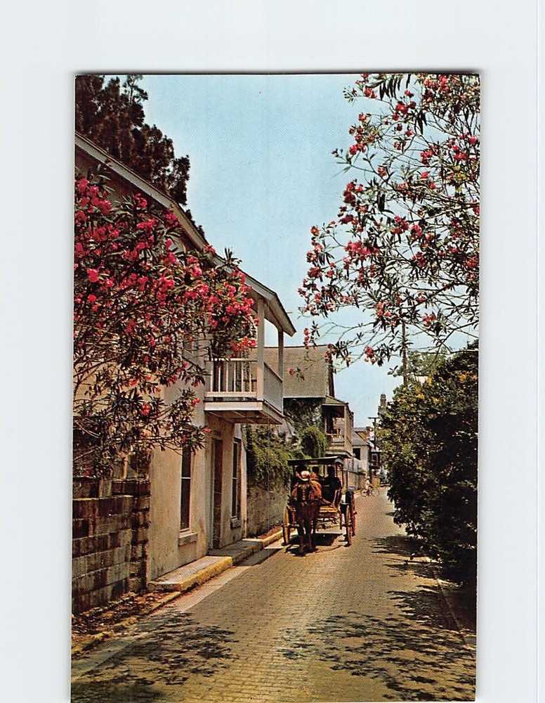 Postcard Aviles Street Saint St. Augustine Florida USA North America