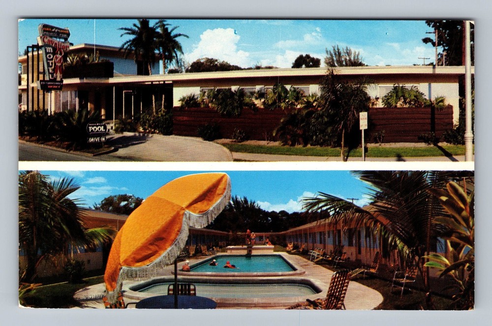 St Petersburg FL-Florida Cavalier Hotel Vintage Postcard Standard Postal Post