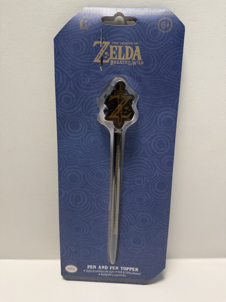 Nintendo The Legend Of Zelda Breath Of The Wild Pen And Pen Topper Blue BOTW Pen