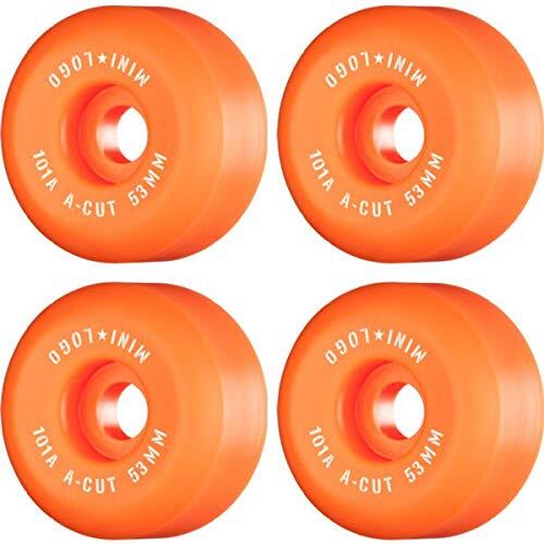 Mini Logo A-Cut Orange Skateboard Wheels - 53mm 101a (Set of 4)