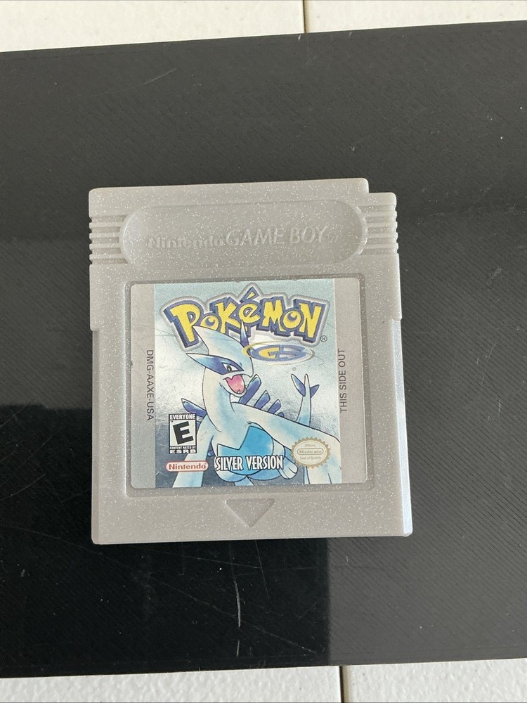 Pokemon Silver Gameboy Color [Authentic – New Save Battery] GBC Cartridge Only