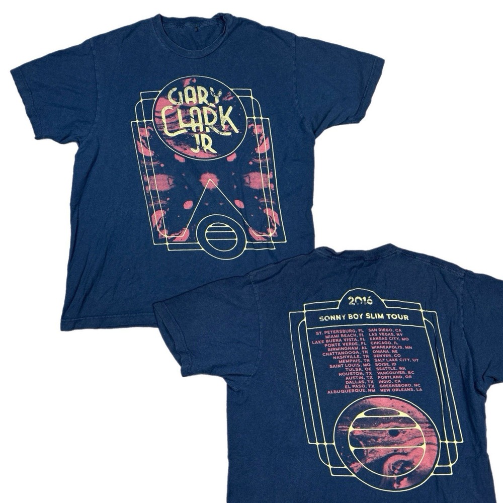 Gary Clark Jr Sonny Boy Slim Tour 2016 2 Sides Shirt Black Unisex S-5XL 1UU121
