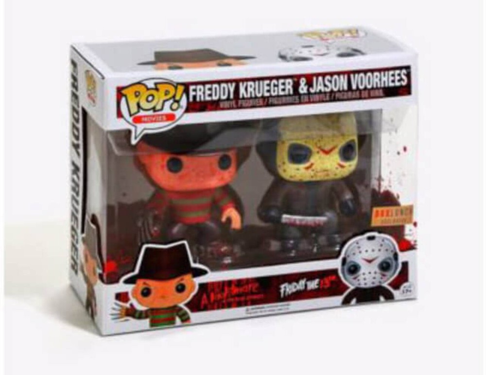 Funko POP! Movies: Freddy Krueger & Jason Voorhees (Box Lunch) 2 Pack