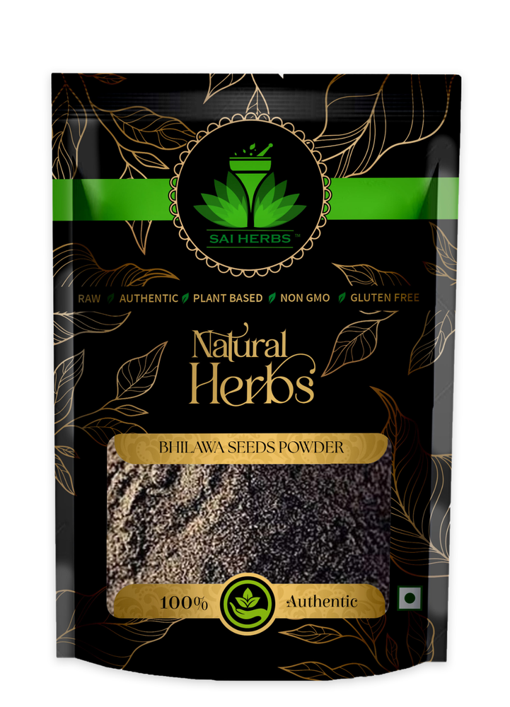 SAI HERBS Bhilawa Seeds Powder - Marking Nut Powder - Bhilava Powder