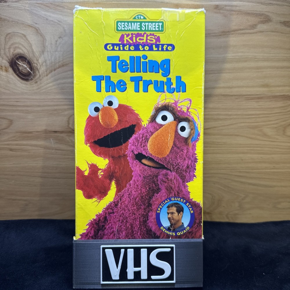 Sesame Street Telling the Truth (VHS, 1997) * Buy 2 Get 1 Free - Bundle Shipping