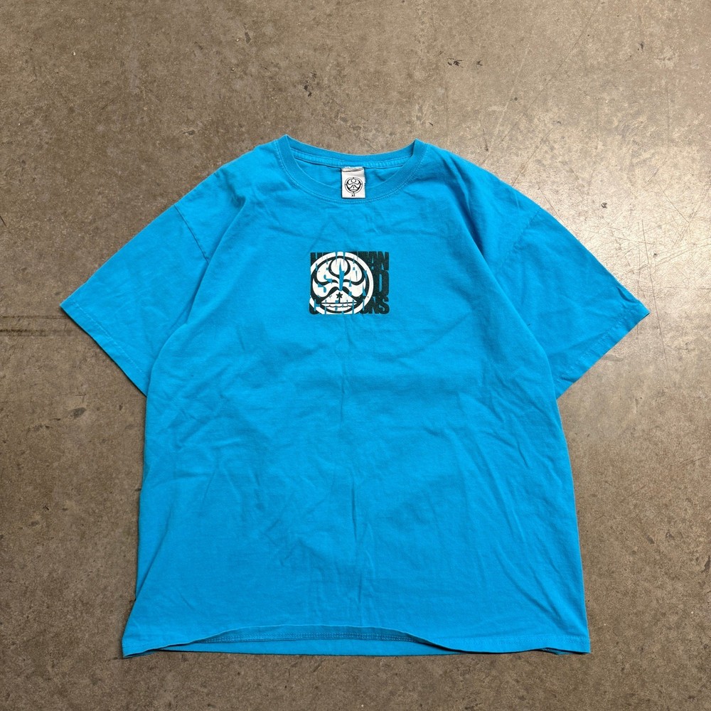 Hawaiian Island HIC Mens XL Blue Graphic Logo Surf T-Shirt Short Sleeve