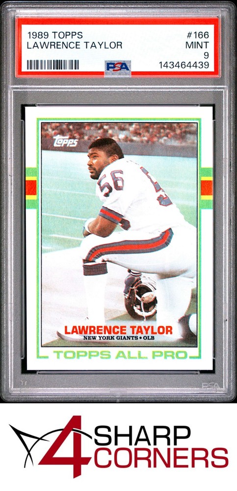 1989 Topps #166 Lawrence Taylor Giants Hof Psa 94SC: Leading the industry in consignment services!
