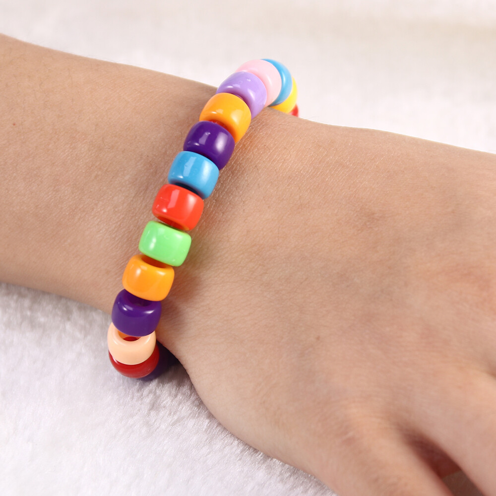 1000PCS Smooth Plastic Beads for DIY Necklace Bracelet Jewelry Crafting