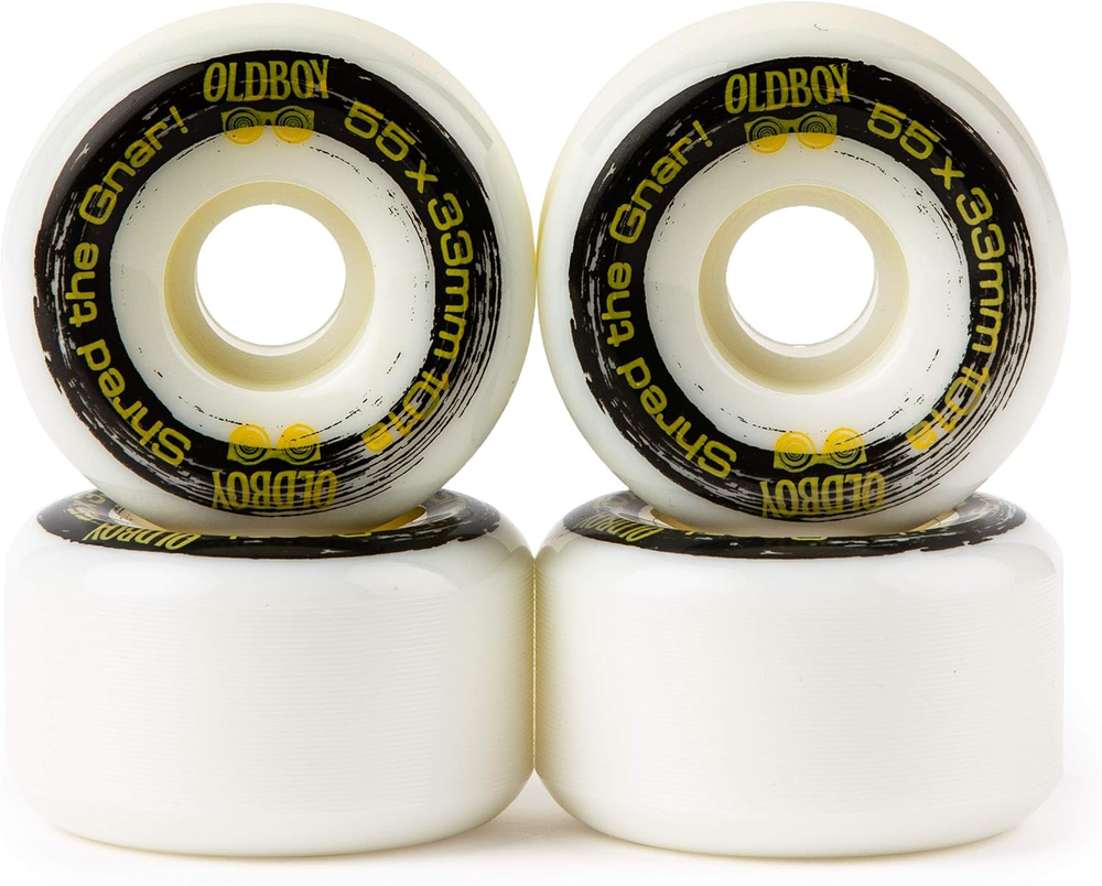 Skateboard Wheels, Set of 4 Wheels for Skateboards, Longboards, Inline Skates, R