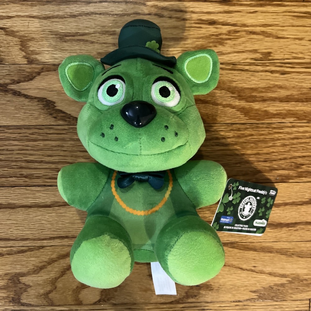 Five Nights At Freddy's Green Shamrock Freddy Bear Plush Spring FNAF Funko 2022