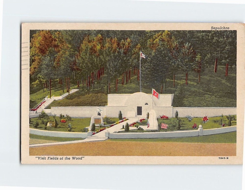 Postcard Sepulchre Replica of Jesus Tomb Tennessee USA