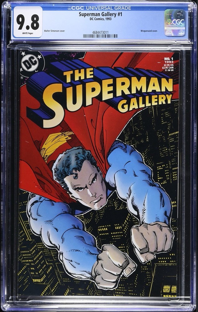 Superman Gallery #1 - CGC 9.8 - 1993 DC Comics Extremely Low Census Count