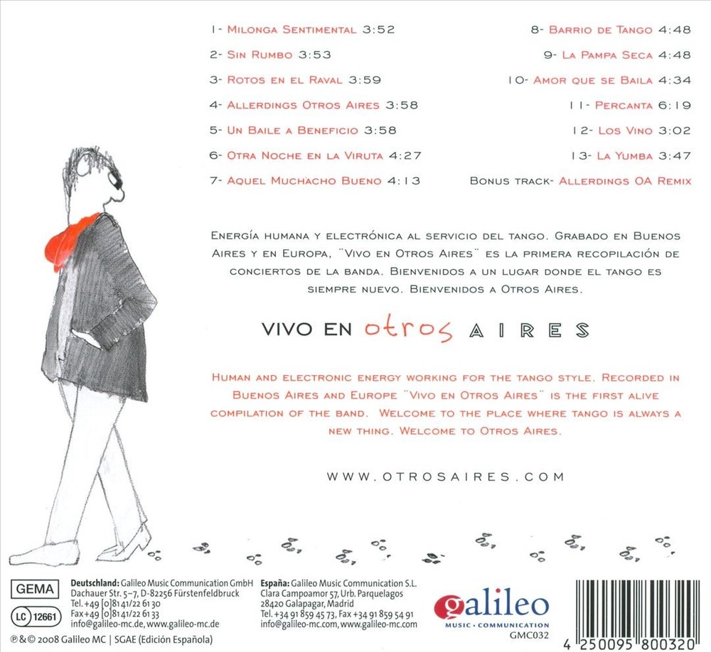 Otros Aires Vivo En Otros Aires New Cd