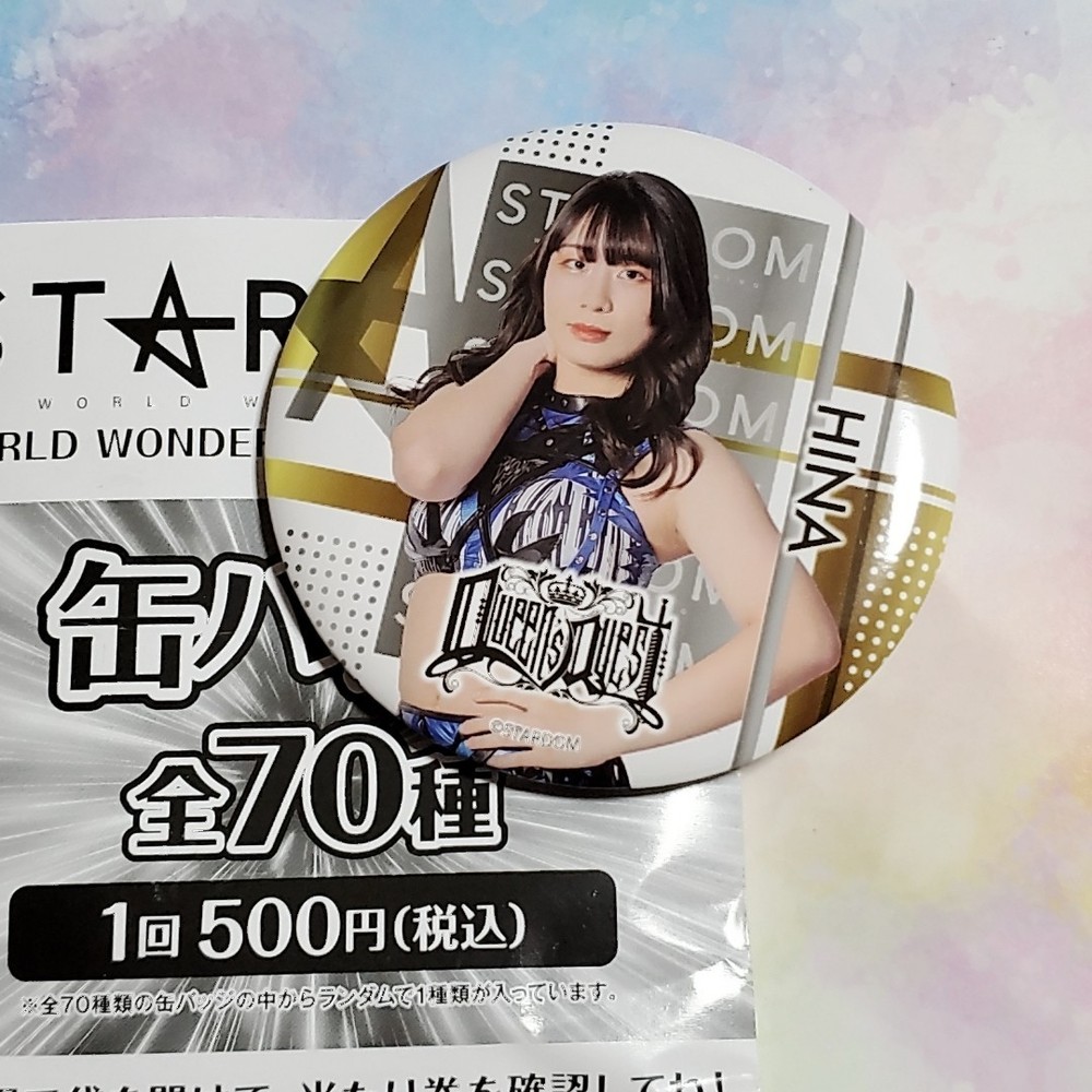 HinHinat Stardom Kuji Can Badge STARDOM Joshi Puroresu
