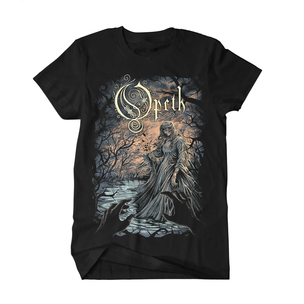 Hot! Opeth Band Album Music Heavy Cotton Black All Size T Shirt SE262