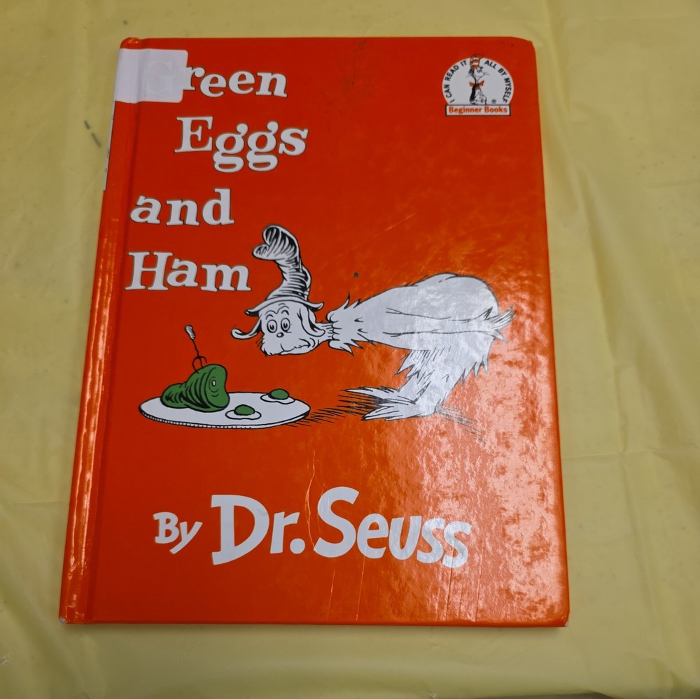 Vintage Books Green Eggs and Ham Hardcover Book by Dr. Seuss - Beginner Books