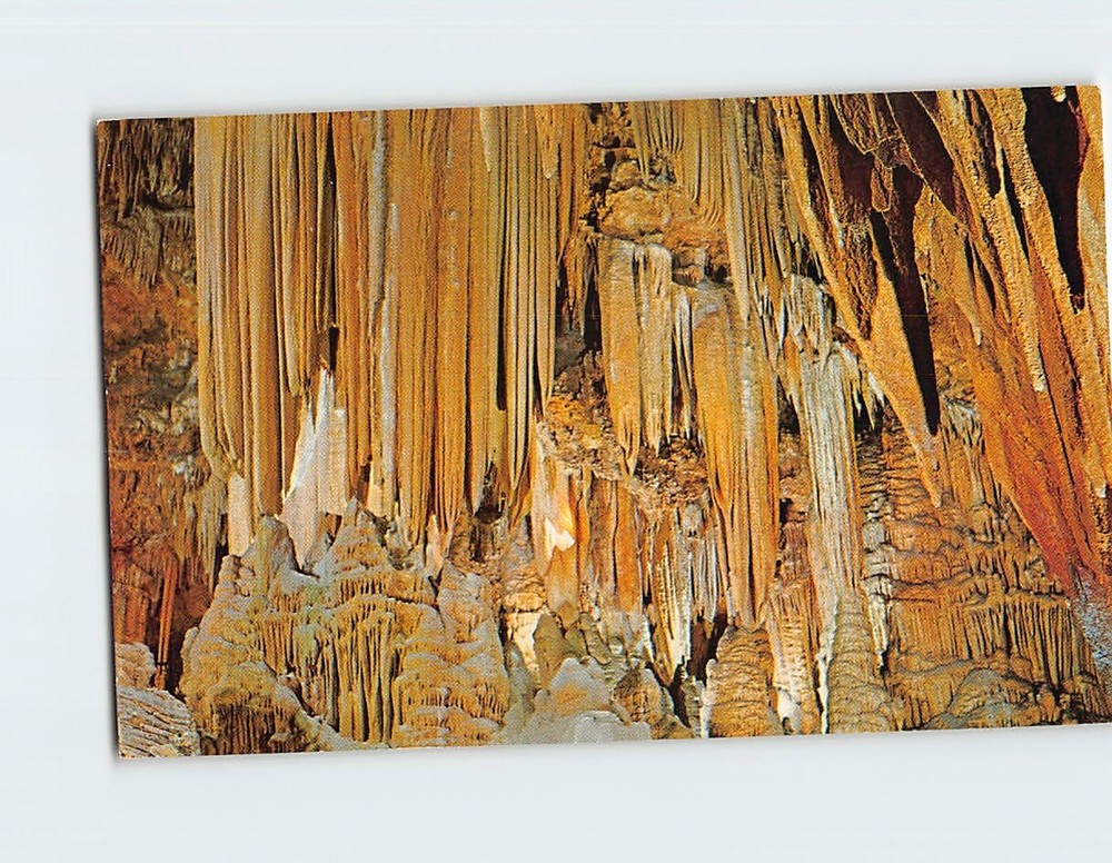 Postcard Throne Room The Beautiful Caverns of Luray Virginia USA