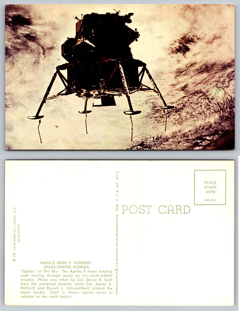 NASAs John F Kennedy Space Center Florida Postcard