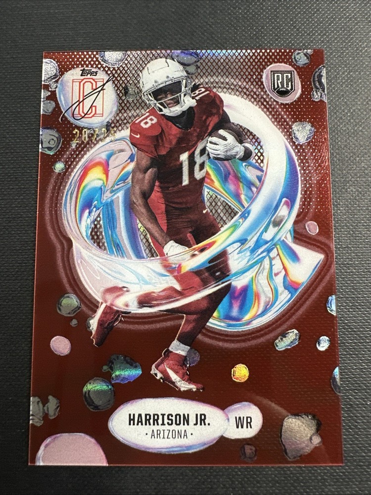 2024 Topps Signature Class Marvin Harrison Jr. Fluidity SP Red #’d /25 #F-13